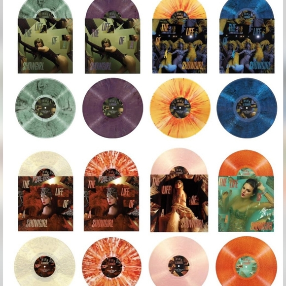 Taylor Swift - Full Set Of 8 Vinyls - The Life of a Showgirl Limited Edition Set